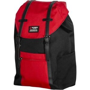Olympia USA BP-5100-BG-BK Duke Backpack, Black & Red SOLD  OUT😢Everywhere